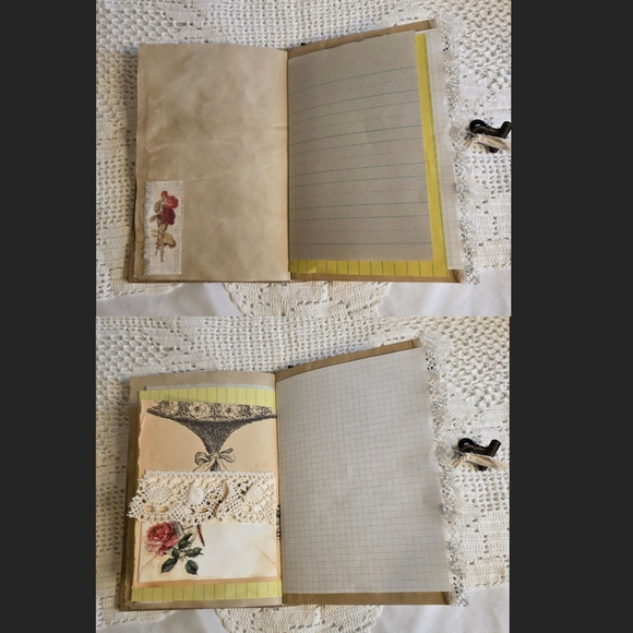 Brown Journal with Clip - Picture 3 of 12